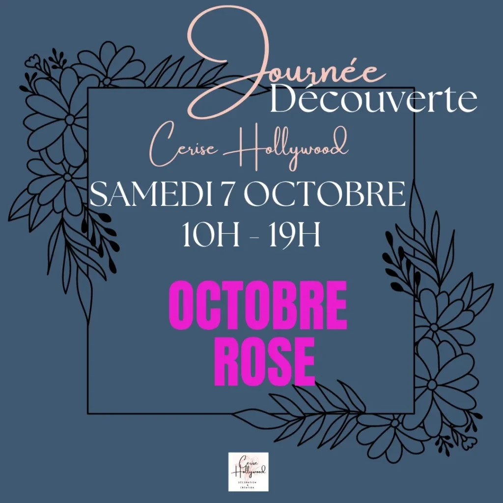 journée découverte chez Cerise Hollywood st laurent d'agny octobre rose